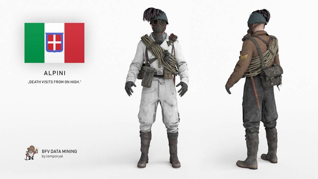 battlefield 5 italian soldier