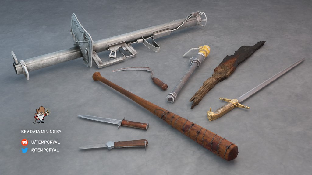 battlefield 5 new melee weapons