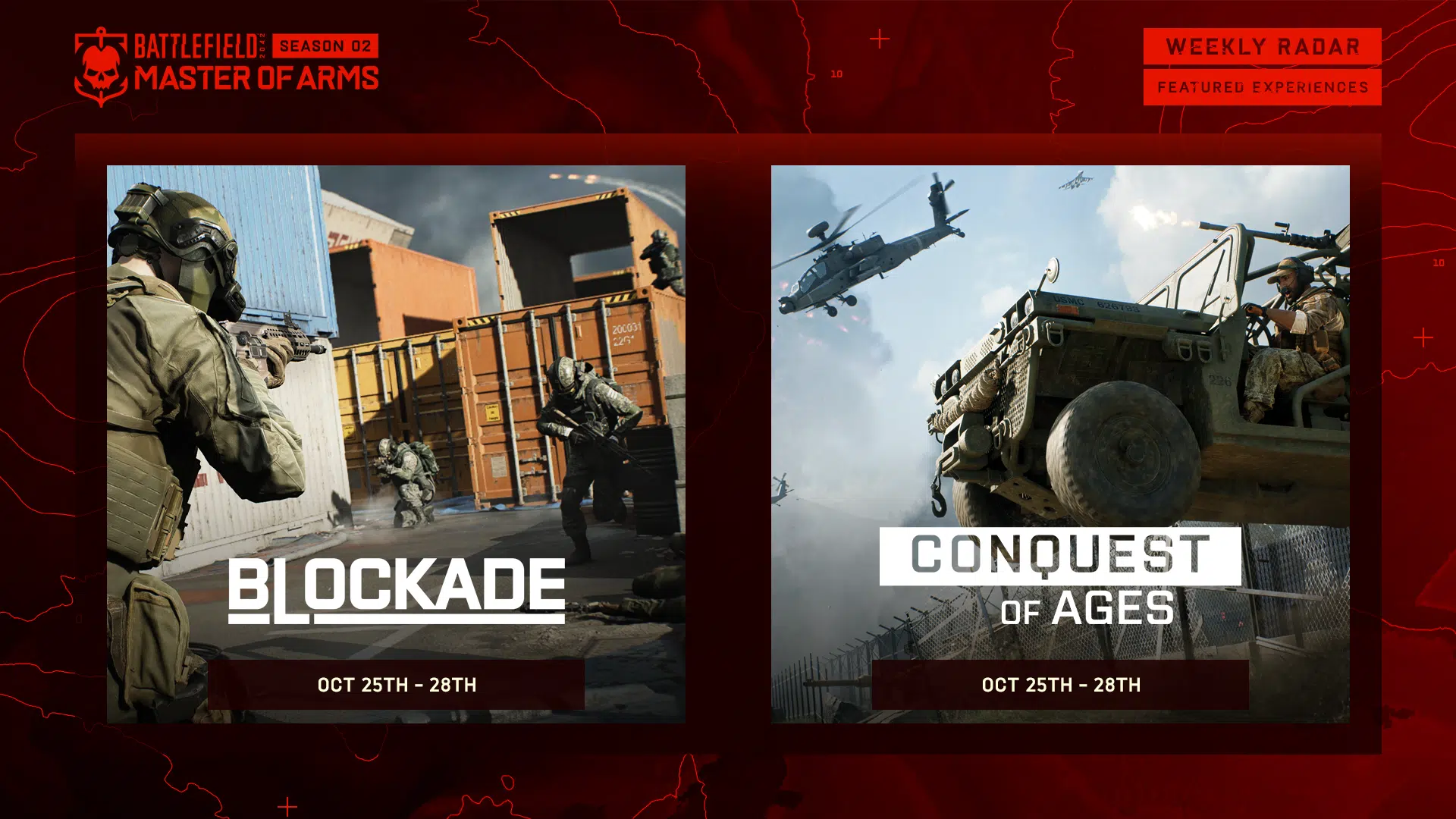 Battlefield 2042 weekly missions for October 25