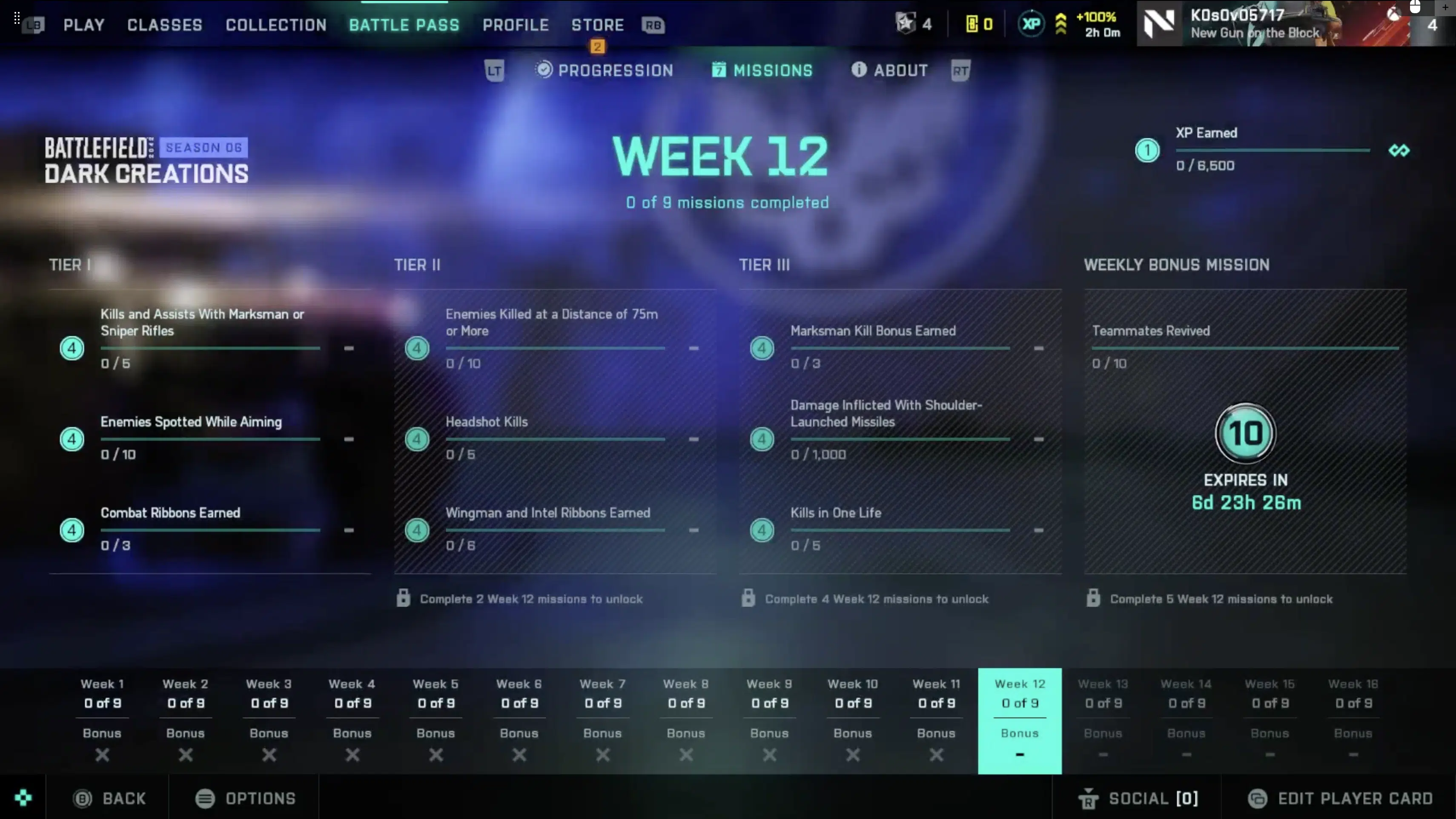 New Battlefield 2042 Weekly Missions