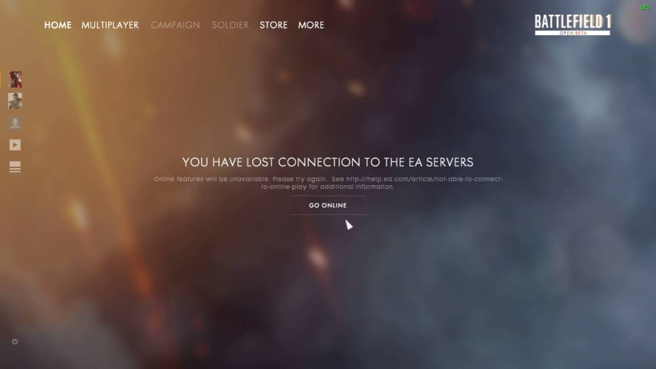 Battlefield 1 nach der geplanten Wartungszeit nicht mehr verfügbar (Update)