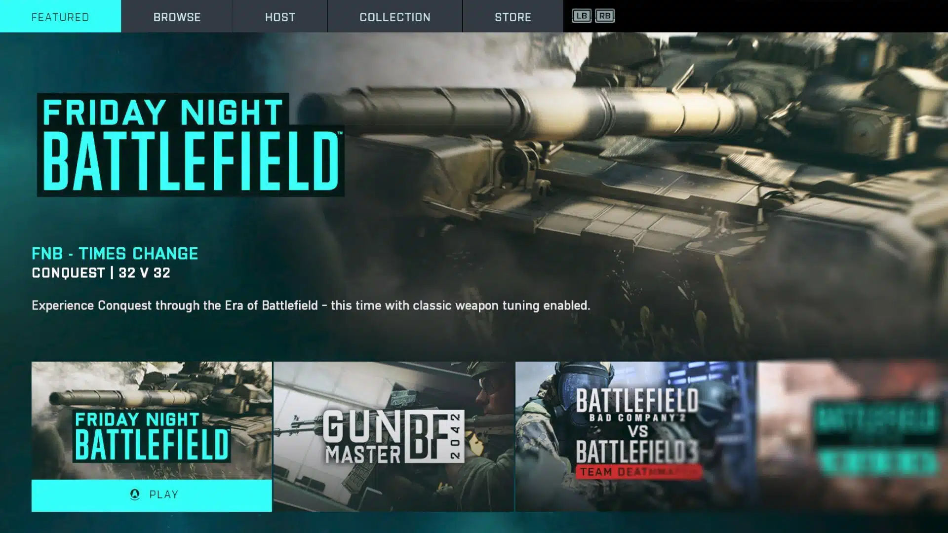 Die vorgestellten Erlebnisse in Battlefield 2042 ändern sich ab dieser Woche. So geht's