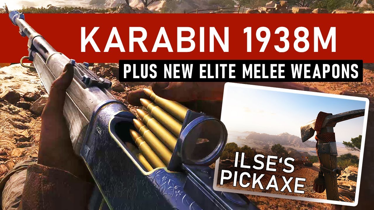 Battlefield 5 Karabin 1938M Gameplay und „Cavalleria“-Waffenset sowie neue Nahkampfwaffen vorgestellt