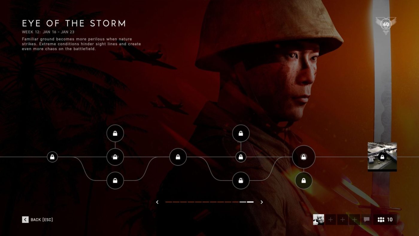 Battlefield V: Wöchentliche Aufgaben werden zurückgesetzt, Kapitel 5, Woche 12, „Auge des Sturms“