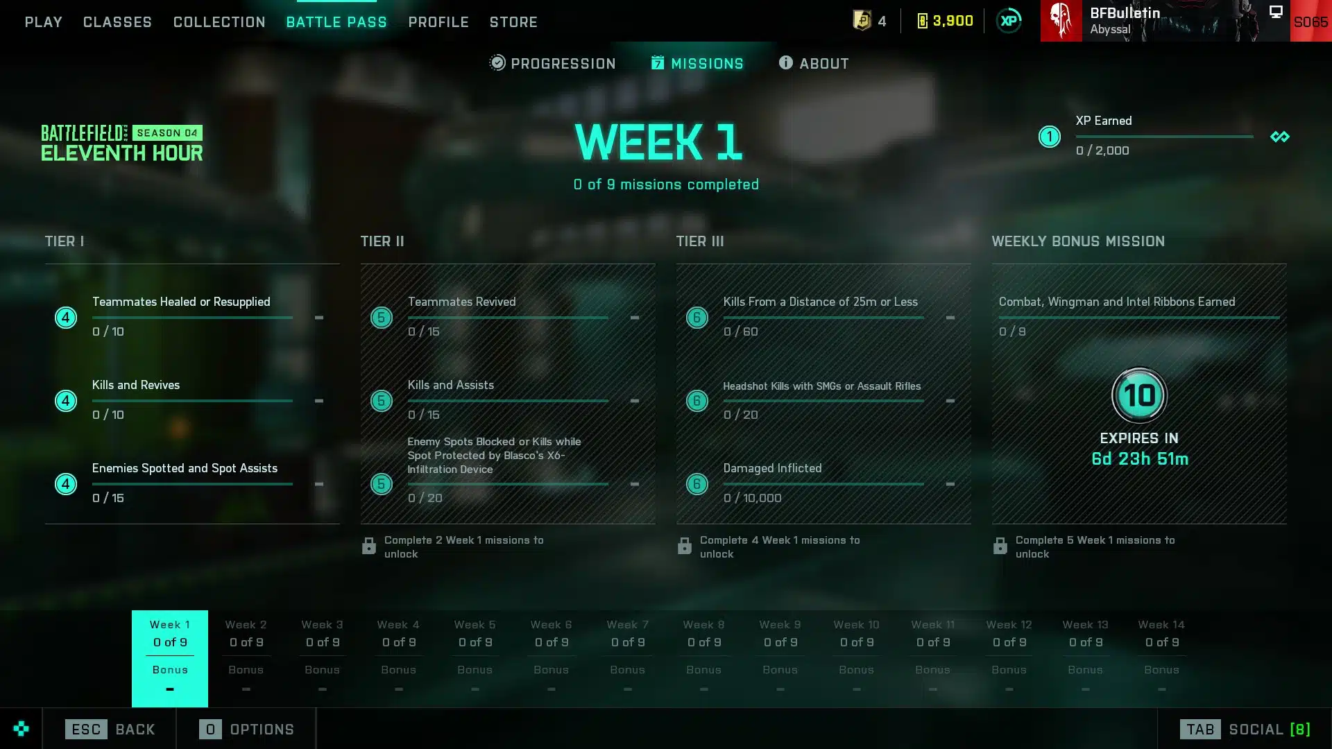 Neue wöchentliche Missionen für Battlefield 2042, Battle Pass-Belohnungen für Saison 4, Woche 1 aufgelistet (28. Februar)