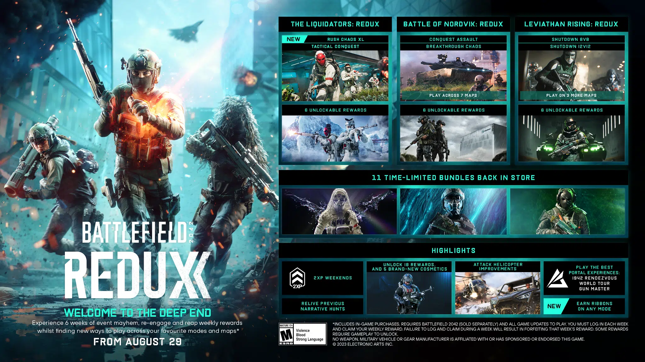 Neue wöchentliche Missionen und Store-Pakete für Redux-Woche 2 in Battlefield 2042 aufgelistet (5. September)