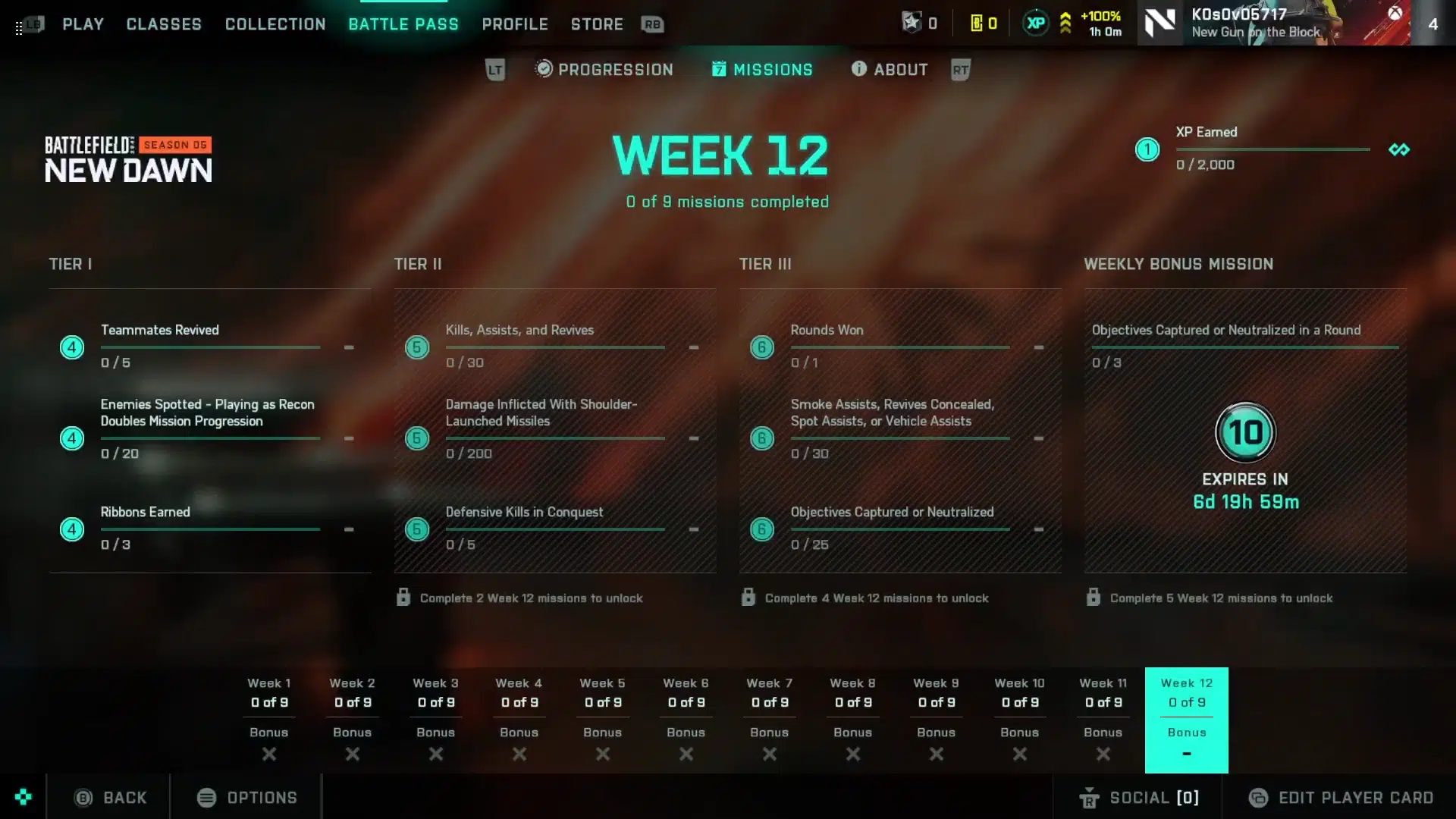 Neue wöchentliche Missionen und Store-Pakete für Saison 5, Woche 12 (22. August) in Battlefield 2042