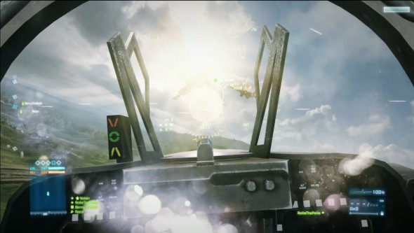 Offscreen-Jet-Gameplay von Battlefield 3