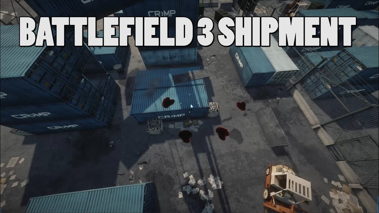 Sehen Sie sich die im Battlefield 3 Venice Unleashed Mod neu erstellte COD-Versandkarte an